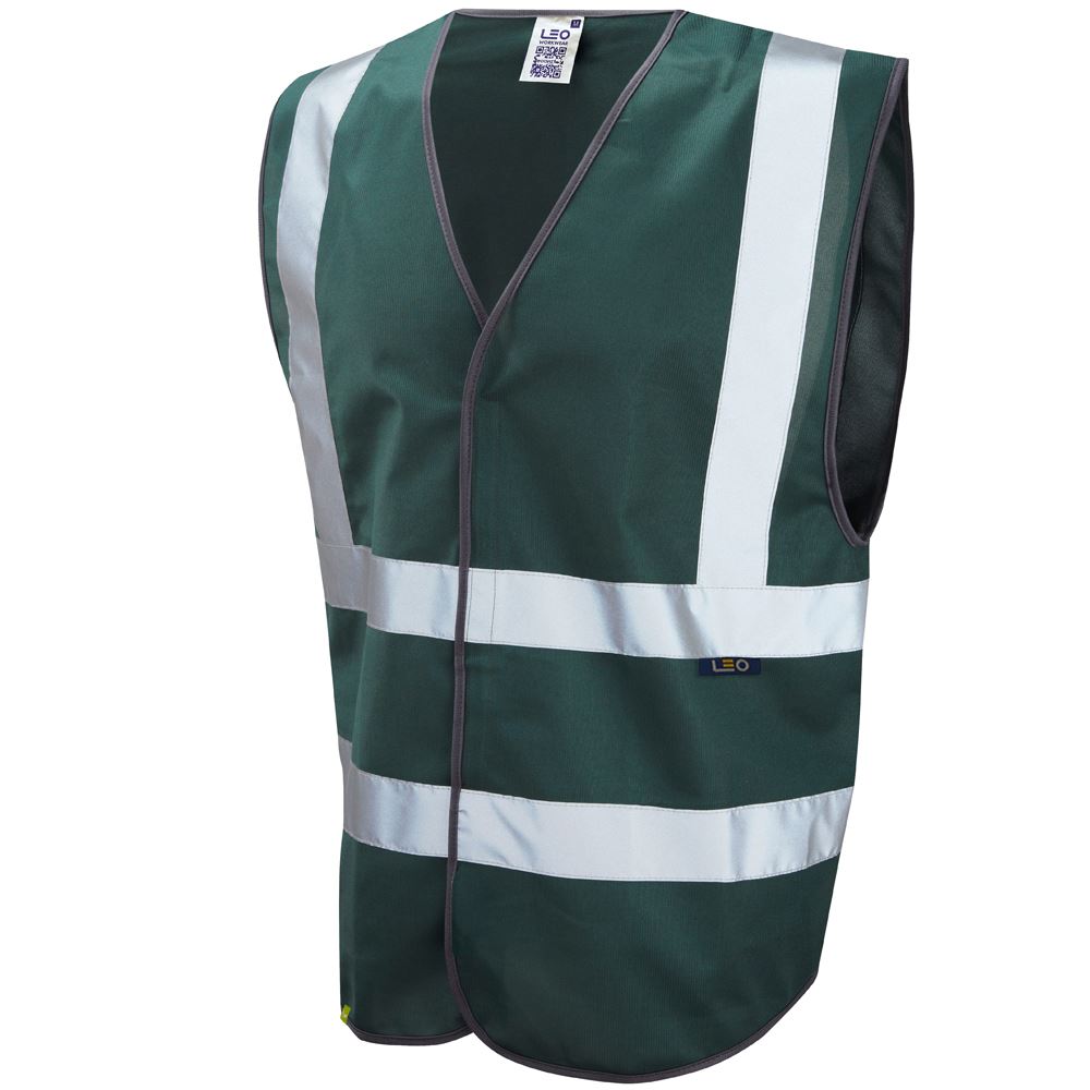 Leo Workwear Pilton Leo Ecoviz Reflective Waistcoat