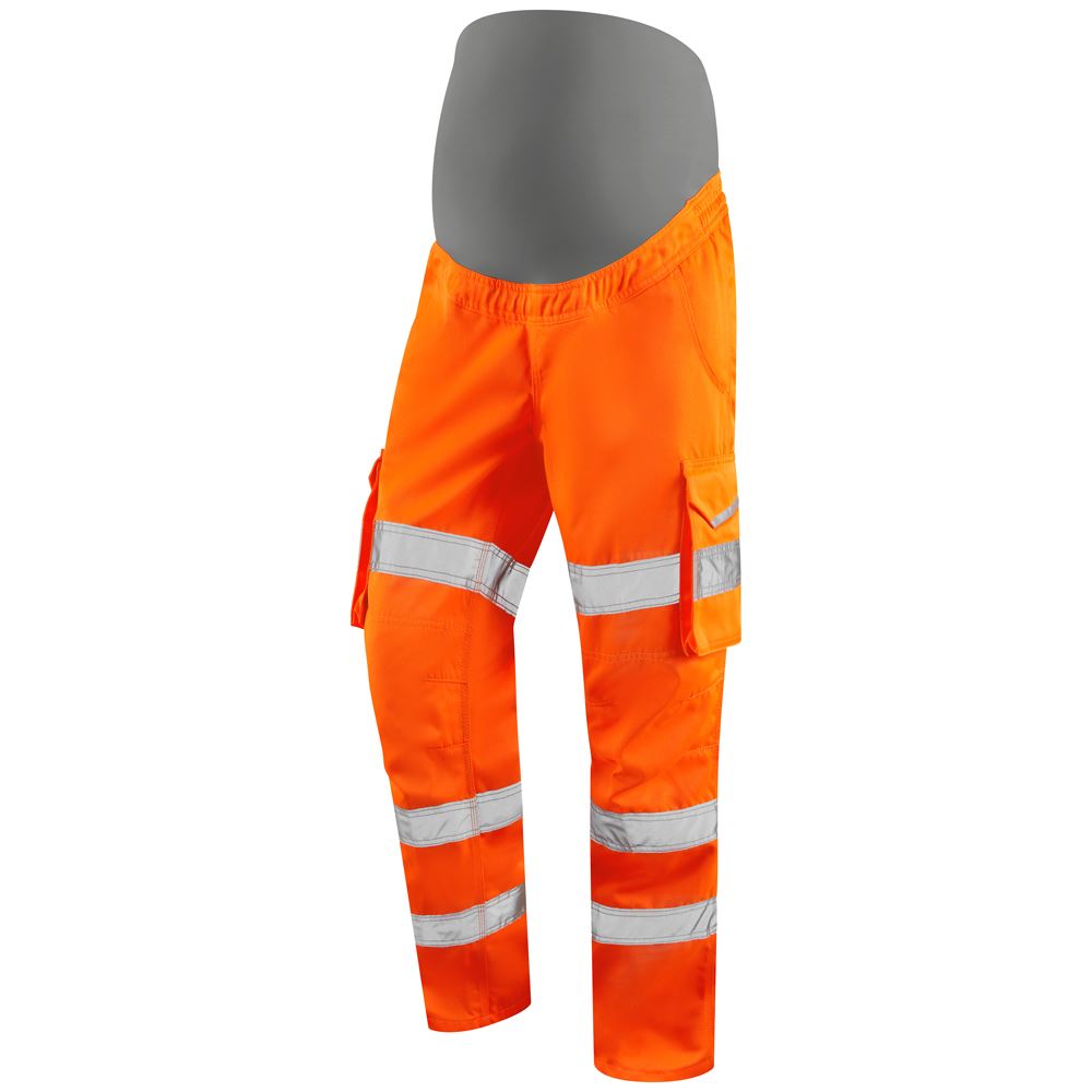 Leo Workwear Verity Leo Ecoviz Poly/Cotton Maternity Cargo Trouser