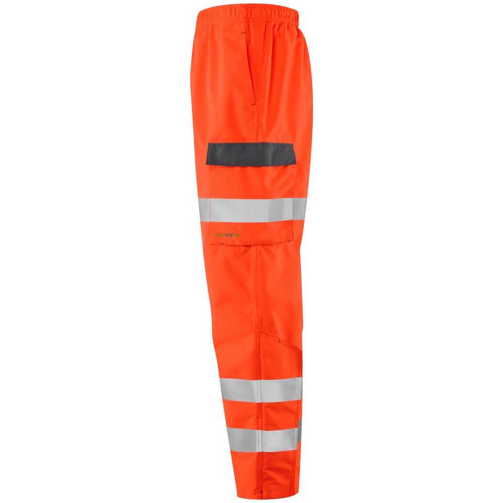 Leo Workwear Westleigh Leo Ecoviz 10K Performance Breathable Overtrouser Hi Vis
