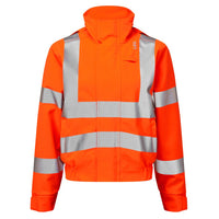 Leo Workwear Honeychurch Leo Ecoviz 10Kx Performance+ Womens Breathable 2-Part Coverall Hi Vis Stretch