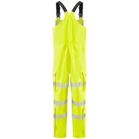 Leo Workwear Northam Leo Ecoviz 15K Performance+ Bib & Brace Hi Vis Orange