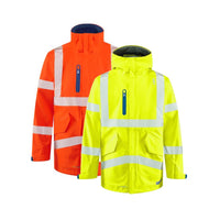 Leo Workwear Marisco Leo Ltec 20K High Performance Breathable Waterproof Hi Vis