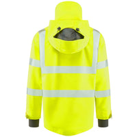 Leo Workwear Dartmoor Leo Ecoviz 15K Performance+ Breathable Bomber Jacket Hi Vis Class 3