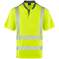 Leo Workwear Putsborough Leo Ecoviz Coolmax High Performance T-Shirt Hi Vis Traffic