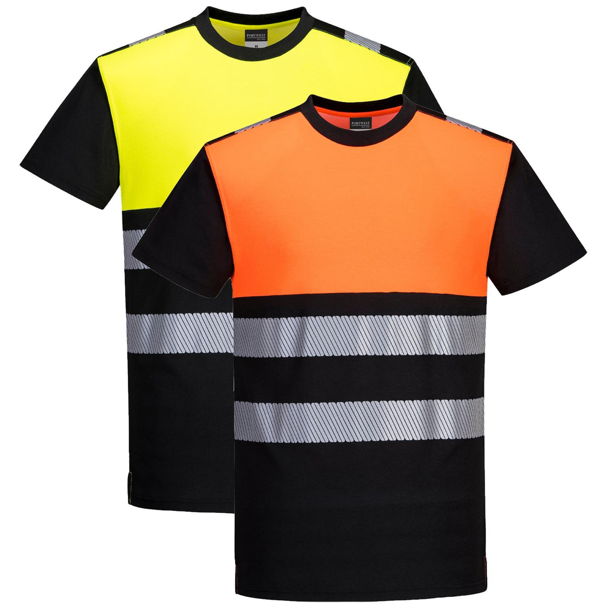 Portwest PW3 Hi-Vis Class 1 Short Sleeve T-Shirt