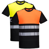 Portwest PW3 Hi-Vis Class 1 Short Sleeve T-Shirt