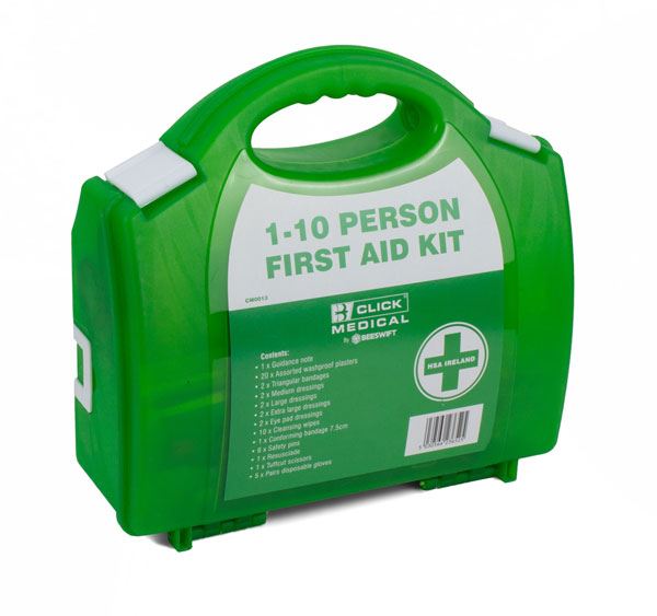 Beeswift 1-10 Person Irish First Aid Kit with Eyewash