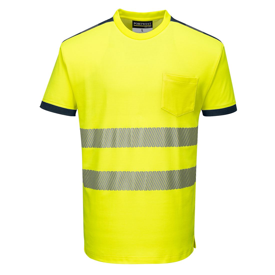 Portwest PW3 Hi-Vis Short Sleeve T-Shirt