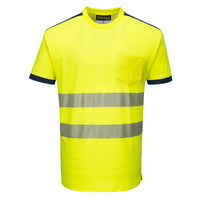 Portwest PW3 Hi-Vis Short Sleeve T-Shirt