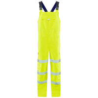 Leo Workwear Northam Leo Ecoviz 15K Performance+ Bib & Brace Hi Vis Orange