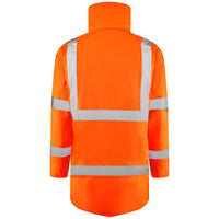 Leo Workwear Tawstock Leo Ecoviz 4K Baffle Lined Anorak Waterproof Jacket Coat