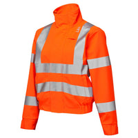 Leo Workwear Honeychurch Leo Ecoviz 10Kx Performance+ Womens Breathable 2-Part Coverall Hi Vis Stretch