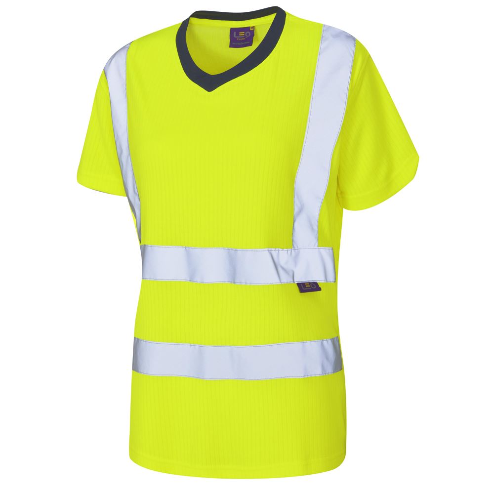 Leo Workwear Belstone Leo Ecoviz Comfort Womens T-Shirt