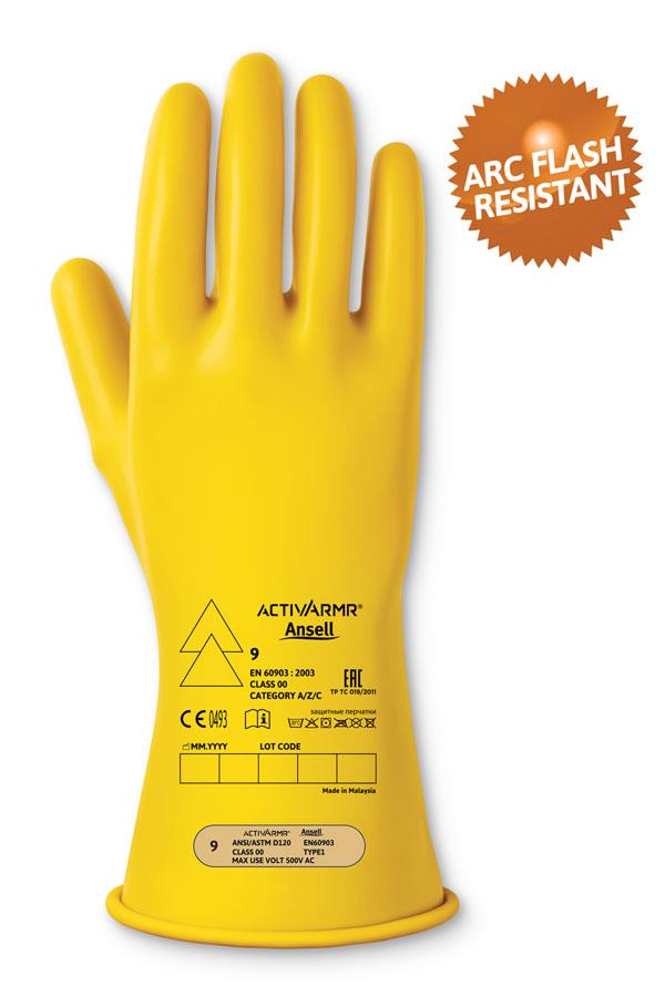 Ansell Low Voltage Electrical Insulating Glove (Class 00)