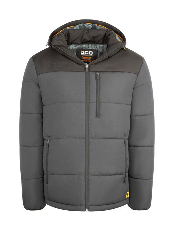 JCB Workwear Unisex Padded Jacket with Hood