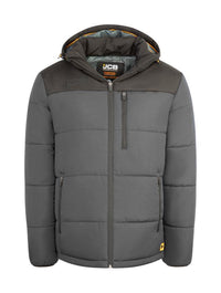 JCB Workwear Unisex Padded Jacket with Hood