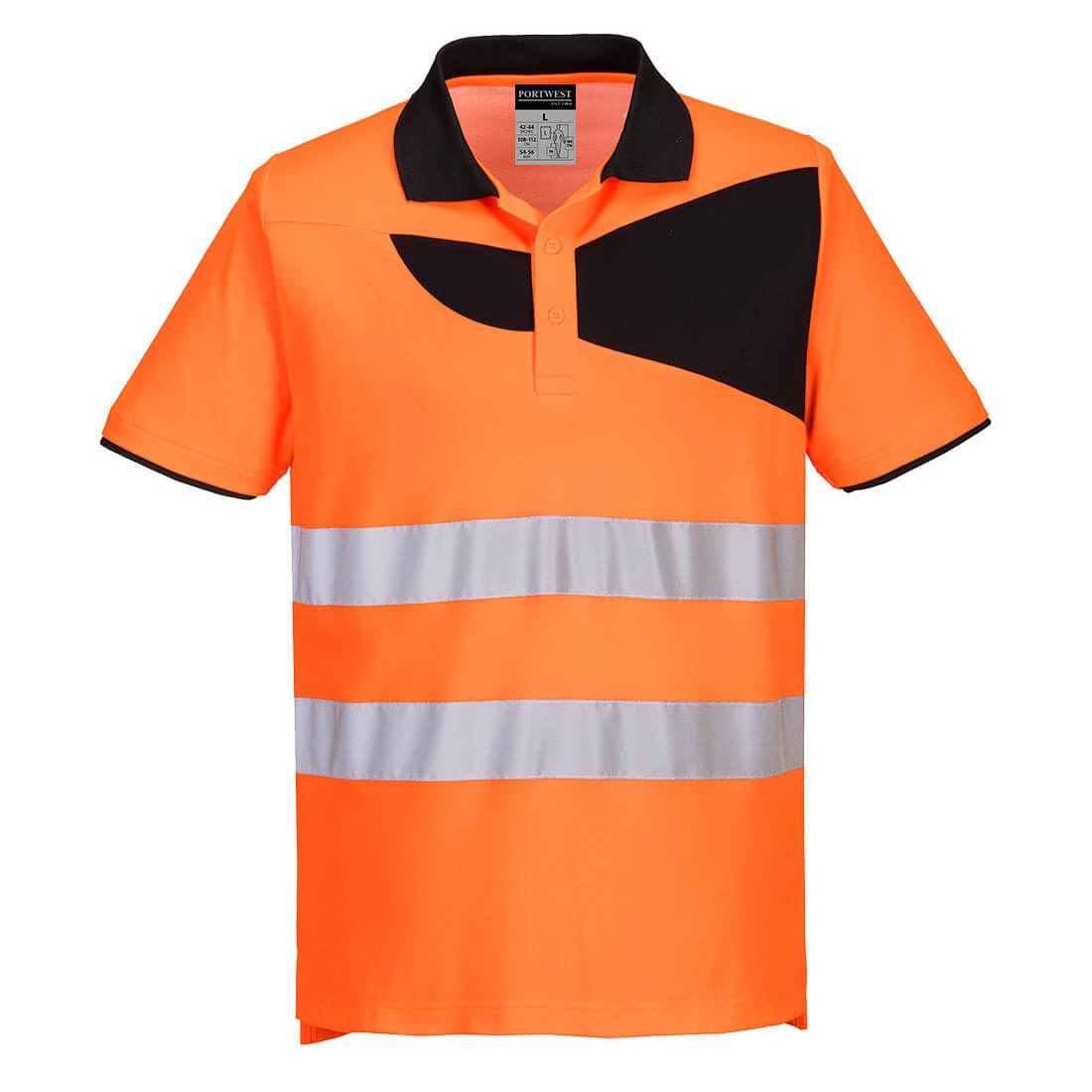 Portwest PW2 Hi-Vis Short Sleeve Polo Shirt