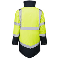 Leo Workwear Marwood Leo Ecoviz 4K Superior Baffle Lined Anorak Hi Vis