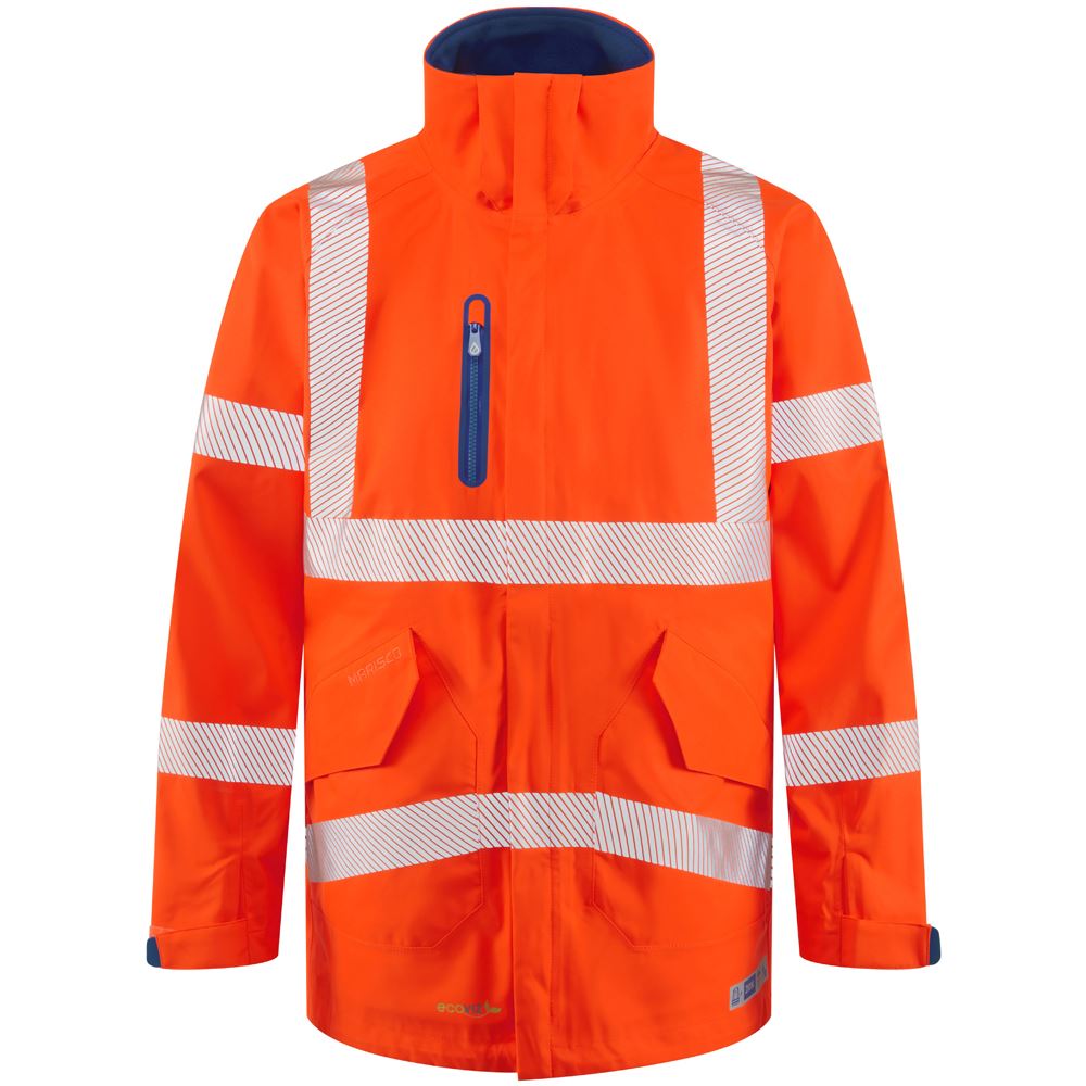 Leo Workwear Marisco Leo Ltec 20K High Performance Breathable Waterproof Hi Vis