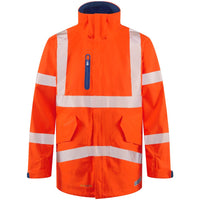 Leo Workwear Marisco Leo Ltec 20K High Performance Breathable Waterproof Hi Vis