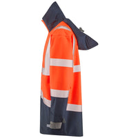 Leo Workwear Clovelly Leo Ecoviz 15K Performance+ Breathable Anorak Hi Vis