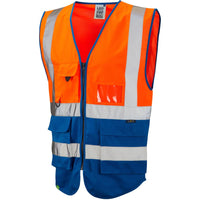 Leo Workwear Lynton Leo Ecoviz Superior Waistcoat