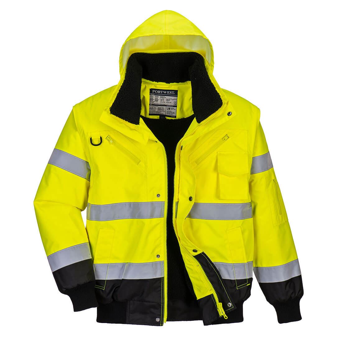 Portwest Hi-Vis Contrast Bomber JacketS