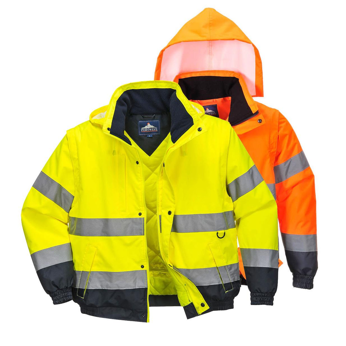 Portwest Hi-Vis 2-in-1 Jacket