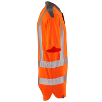 Leo Workwear Putsborough Leo Ecoviz Coolmax High Performance T-Shirt Hi Vis Traffic