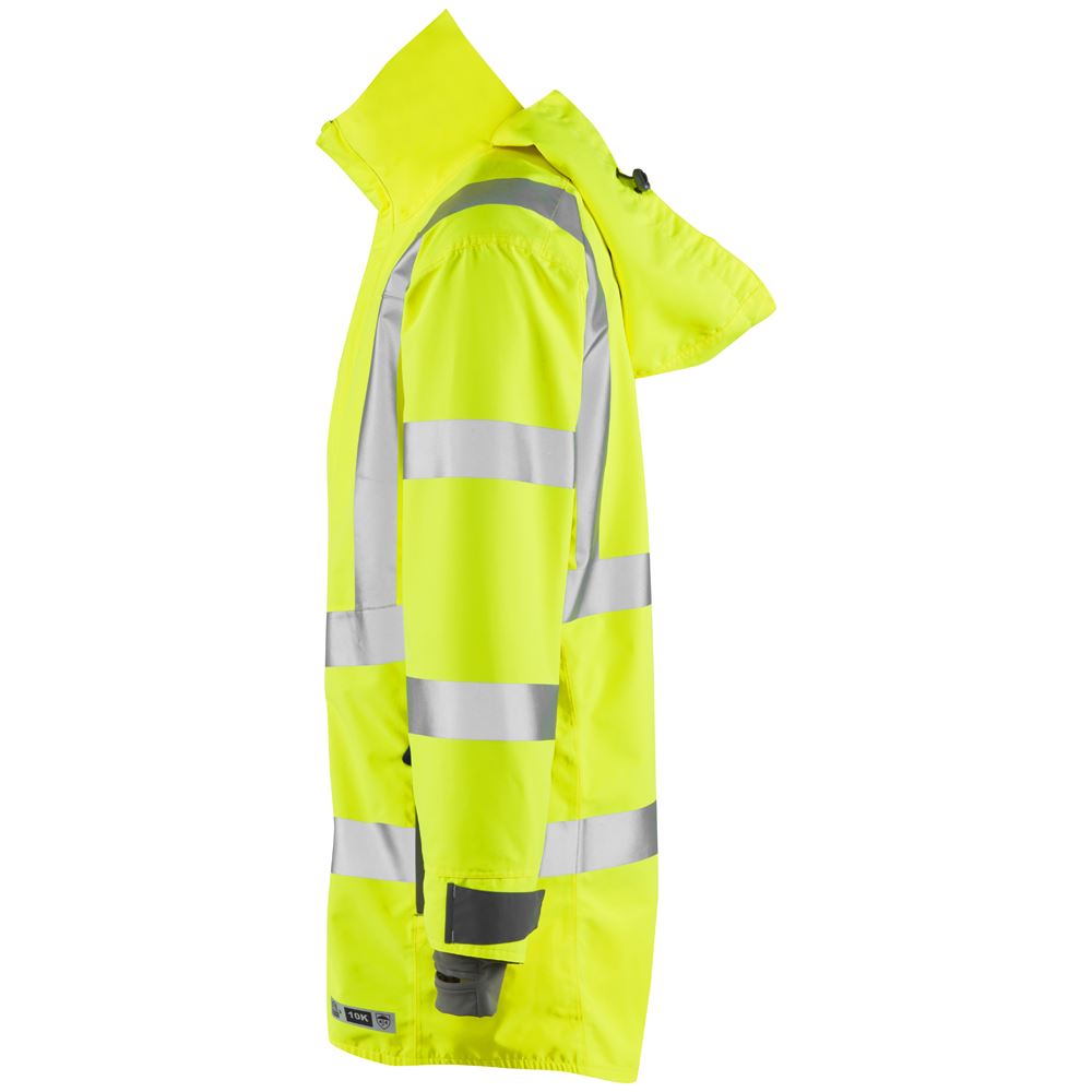 Leo Workwear Eastleigh Leo Ecoviz 10K Performance Breathable Anorak Hi Vis Jacket Coat
