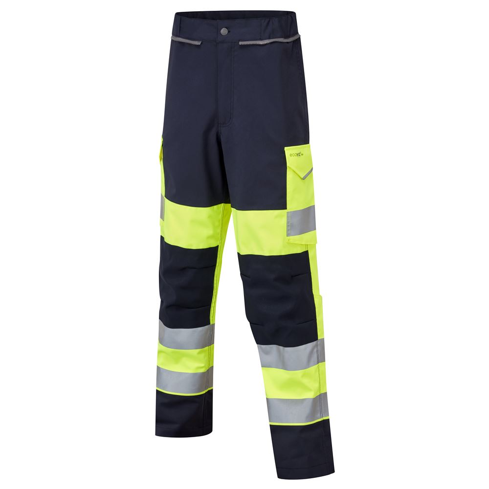 Leo Workwear Honeychurch Leo Ecoviz 10Kx Performance+ Womens Breathable 2-Part Coverall Hi Vis Stretch