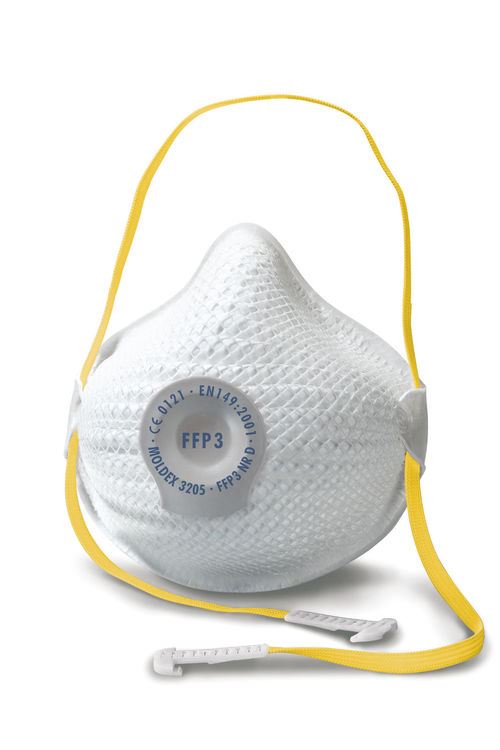 Moldex 3205 FFP3 Moulded Valved Mask (10 Pack) (Medium/Large)