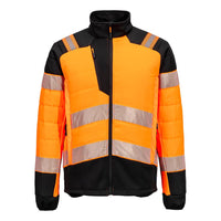 Portwest PW3 Hi-Vis Hybrid Baffle Jacket