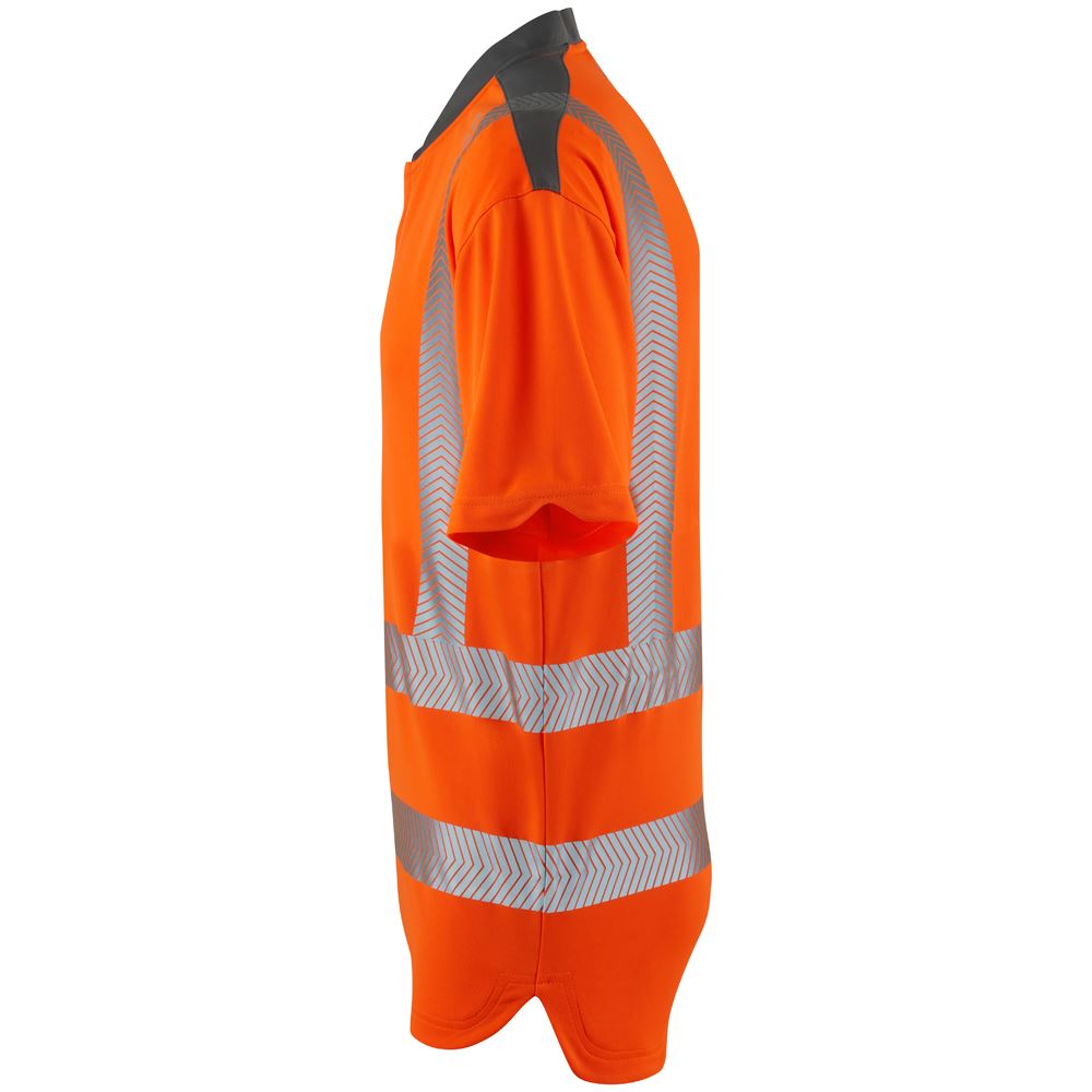 Leo Workwear Putsborough Leo Ecoviz Coolmax High Performance T-Shirt Hi Vis Traffic