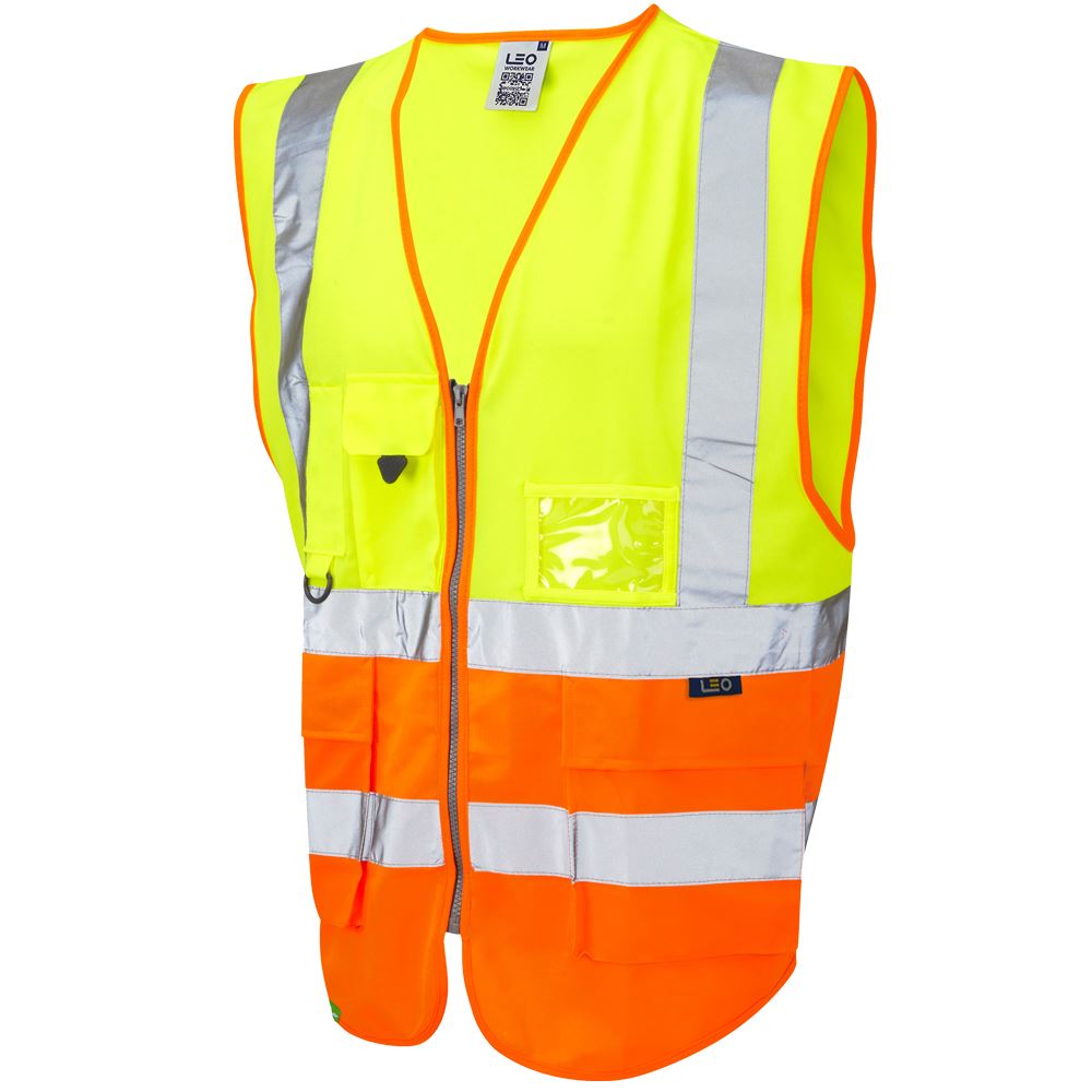 Leo Workwear Lynton Leo Ecoviz Superior Waistcoat