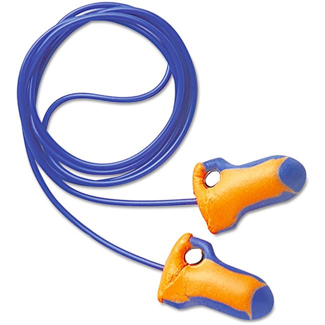 Howard Leight Laser Trak Detectable Corded Ear Plugs (100 Pack)