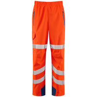 Leo Workwear Lundy Leo Ltec 20K High Performance Breathable Waterproof Overtrouser