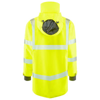 Leo Workwear Clovelly Leo Ecoviz 15K Performance+ Breathable Anorak Hi Vis