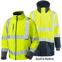 Leo Workwear Clovelly + Buckland Leo 3-In-1 Anorak + Softshell Jacket