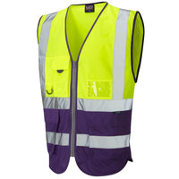 Leo Workwear Lynton Leo Ecoviz Superior Waistcoat