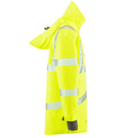 Leo Workwear Clovelly Leo Ecoviz 15K Performance+ Breathable Anorak Hi Vis