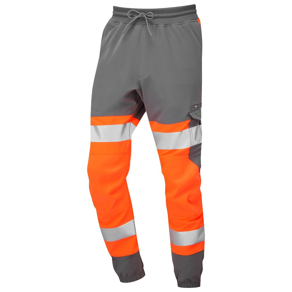 Leo Workwear Hawkridge Leo Ecoviz High Performance 4X Stretch Trouser Hi Vis Jogging