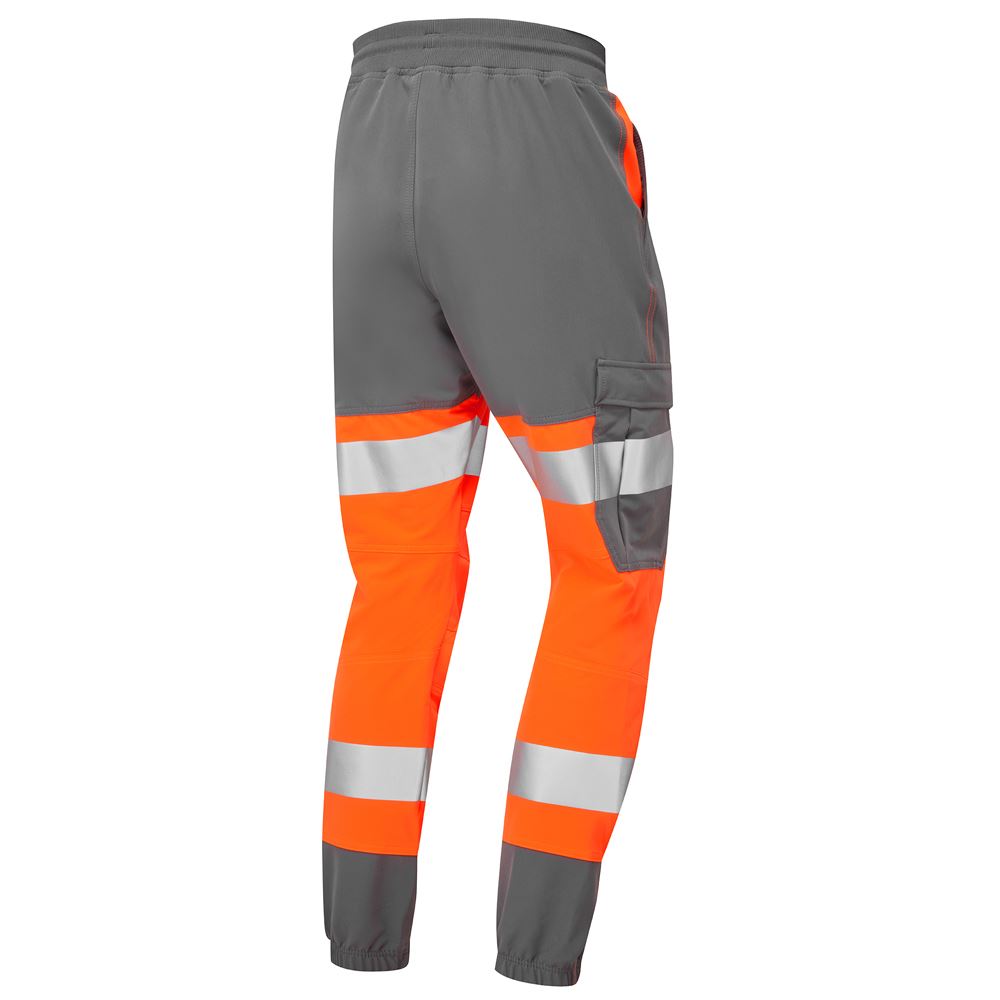 Leo Workwear Hawkridge Leo Ecoviz High Performance 4X Stretch Trouser Hi Vis Jogging