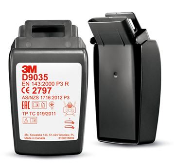3M D9035 Secure Click Hard Case P3R Particulate Filter (20 Pack)