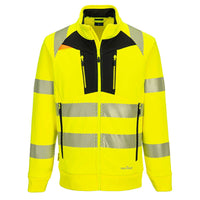 Portwest DX4 Hi-Vis Funnel Neck Zipped Sweatshirt