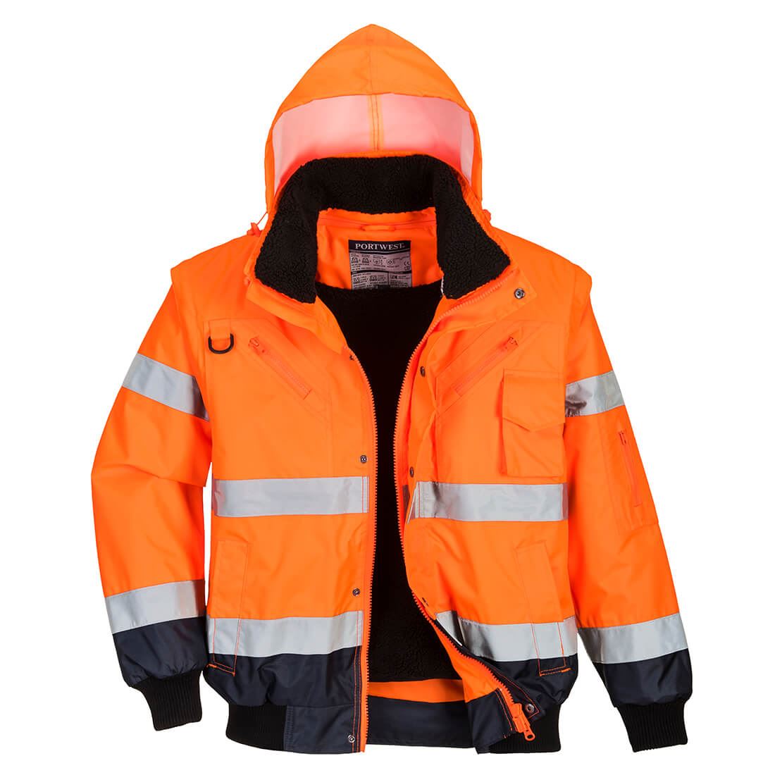 Portwest Hi-Vis Contrast Bomber JacketS