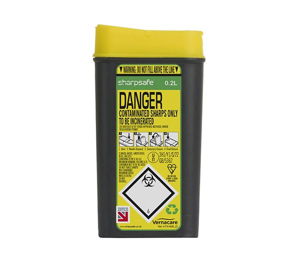 Clinisafe Sharp Safe Container 0.2 Litre