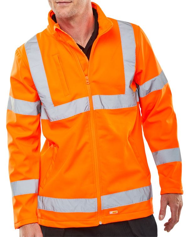 Beeswift Hi Vis Softshell Jacket