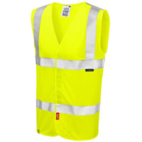Leo Workwear Milford Leo Ecoviz Lfs Waistcoat (En 14116) Class 2 Hi Vis