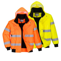 Portwest Hi-Vis 3-in-1 Bomber Jacket